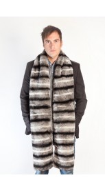 Rex Chinchilla Fur Stole - Unisex